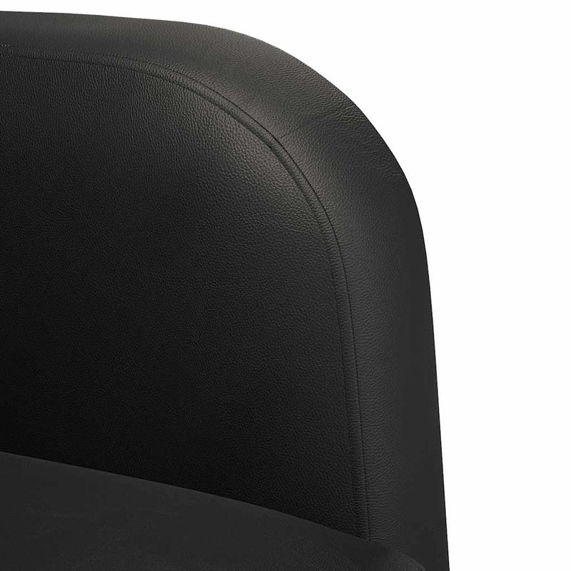 vidaXL Sofa Chair with Armrests Black 54 cm Faux Leather