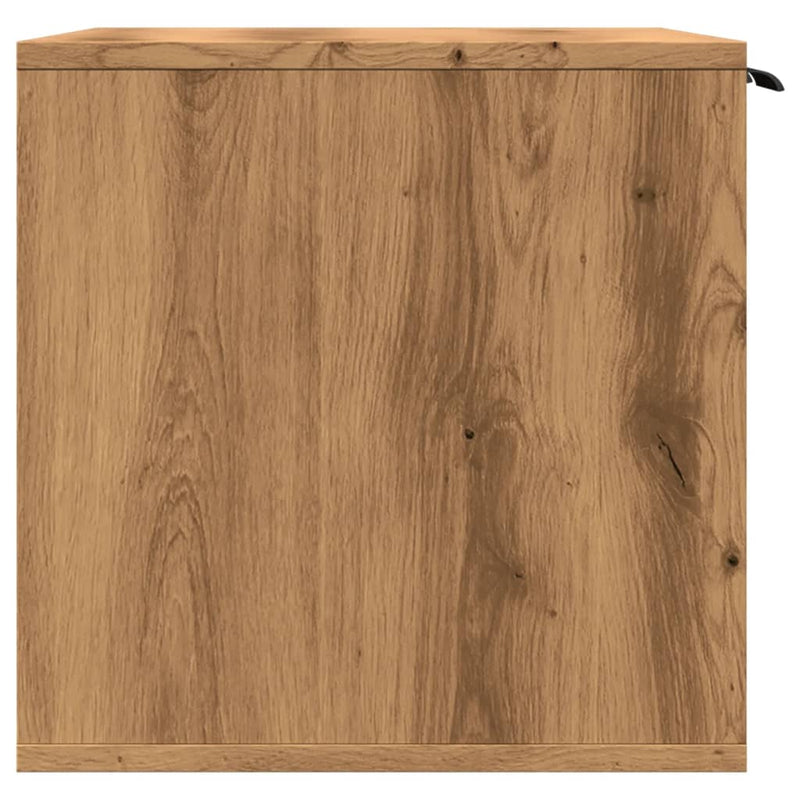 vidaXL Cat Litter Box Enclosure Artisian Oak 60x40x40 cm Engineered Wood