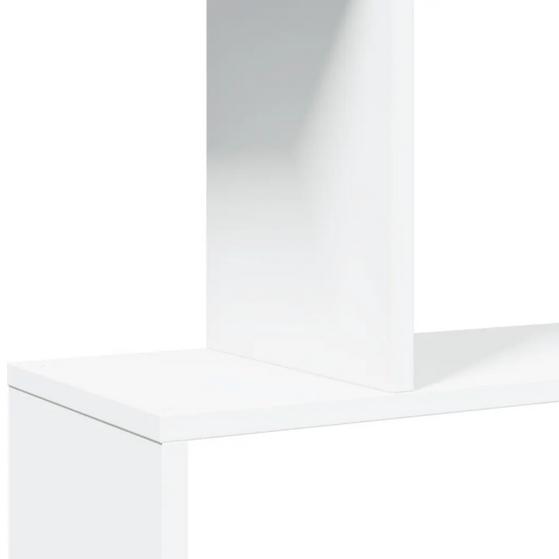 Room Divider Bookcase 6-Tier White 70x24x193 cm Engineered Wood