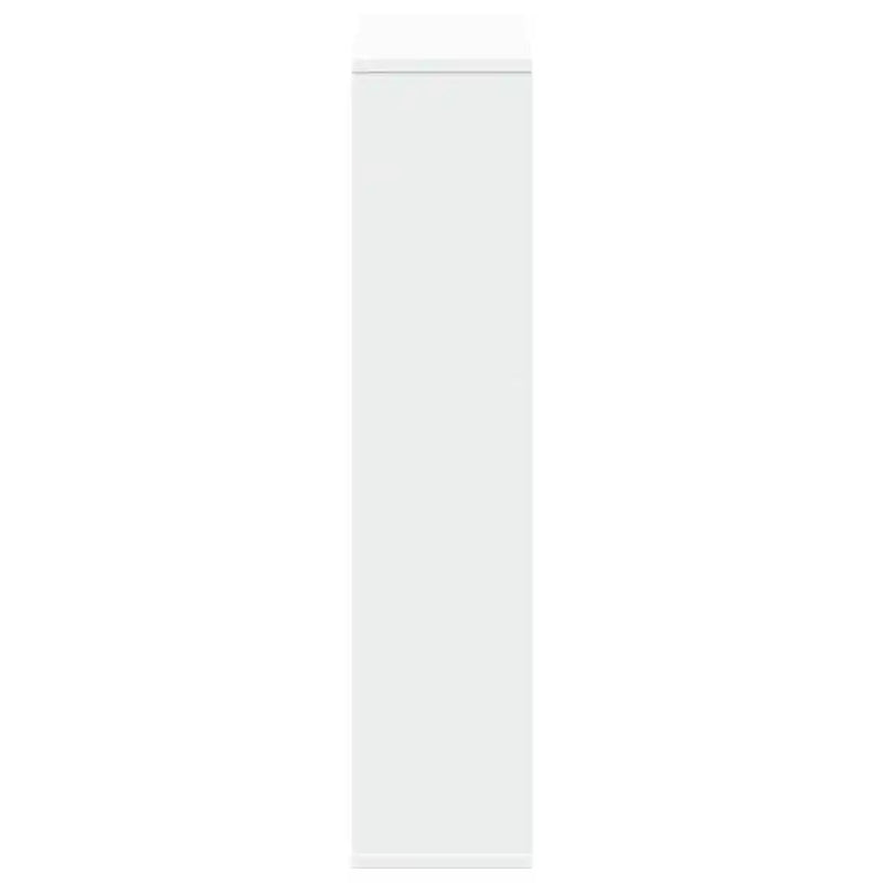 Bookcase White 63x20x90 cm Engineered Wood