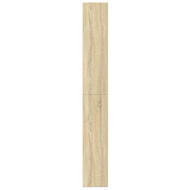Bookcase Sonoma Oak 60x24x176 cm Engineered Wood