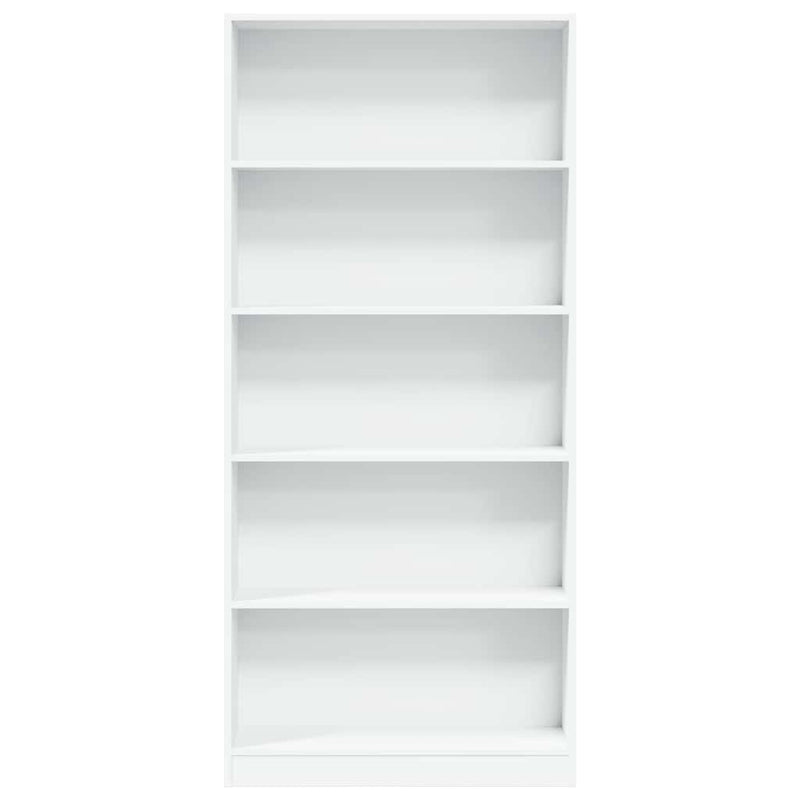 vidaXL Bookcase White 80x24x176 cm Engineered Wood