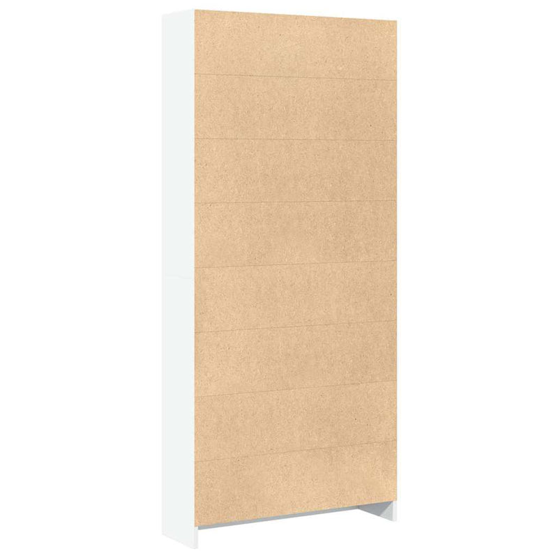 vidaXL Bookcase White 80x24x176 cm Engineered Wood