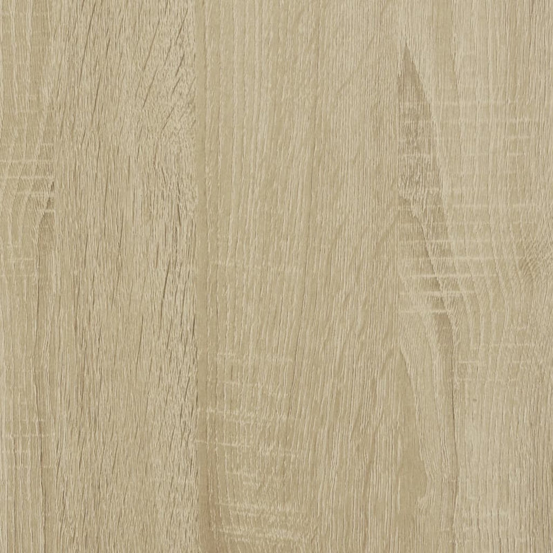 vidaXL Bookcase Sonoma Oak 80x24x176 cm Engineered Wood