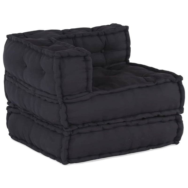vidaXL Modular Sofa 2 pcs Anthracite 140 x 70 x 56 cm Fabric
