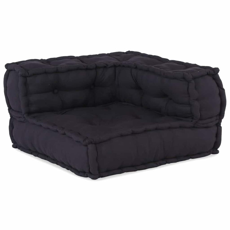 vidaXL Modular Sofa 2 pcs Anthracite 140 x 70 x 56 cm Fabric