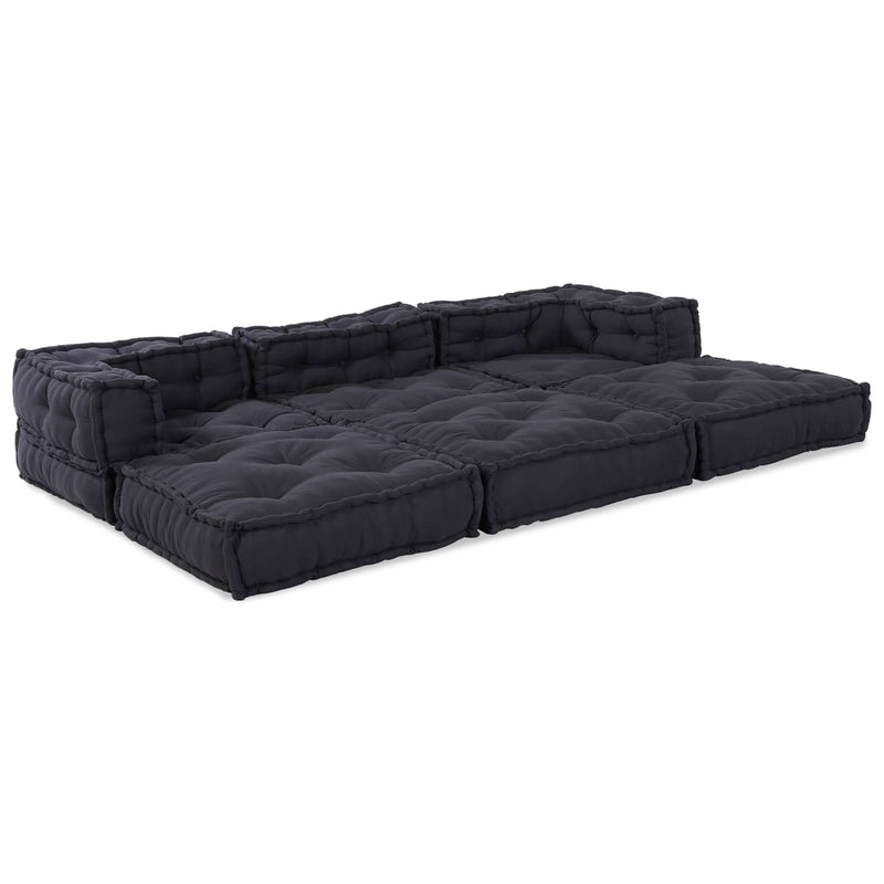 vidaXL Modular Sofa 3 pcs Anthracite Fabric