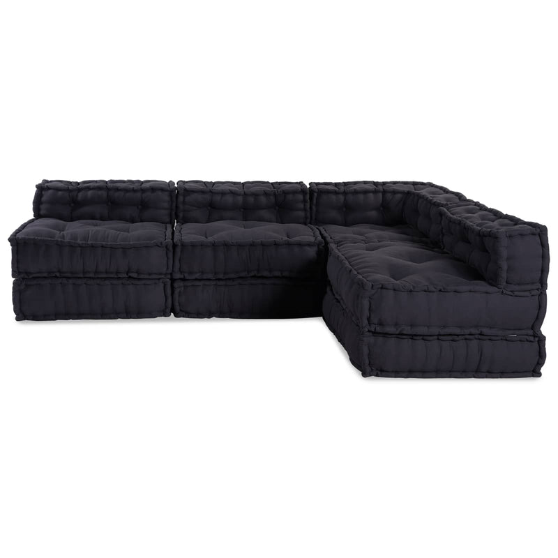 vidaXL Modular Sofa 4 pcs Anthracite Fabric
