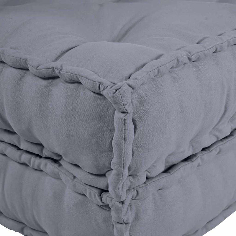 vidaXL Modular Sofa 2 pcs Grey 140 x 70 x 56 cm Fabric