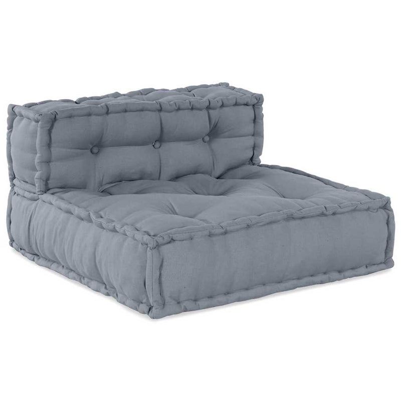 vidaXL Modular Sofa 3 pcs Grey Fabric
