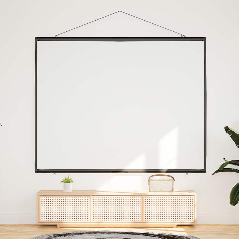 vidaXL Projection Screen Wall-Hanging 100 Inch 4:3