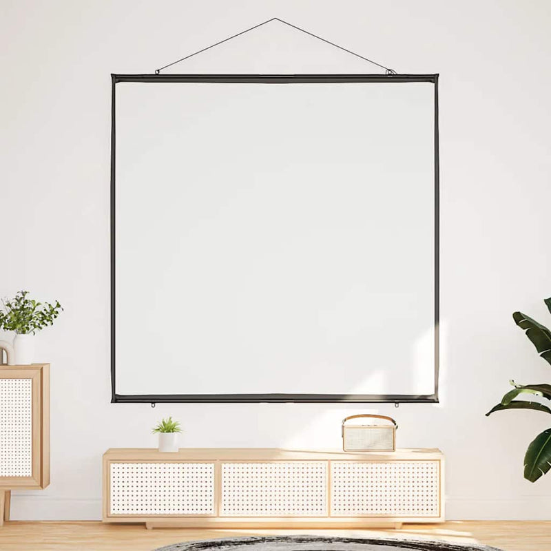 vidaXL Projection Screen Wall-Hanging 81 Inch 1:1
