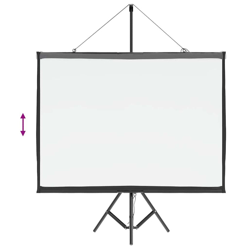 vidaXL Projection Screen with Tripod 50 Inch 4:3