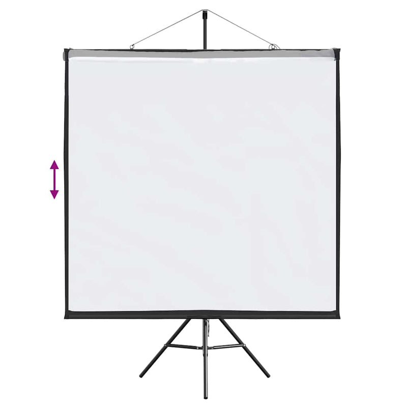 vidaXL Projection Screen with Tripod 81 Inch 1:1