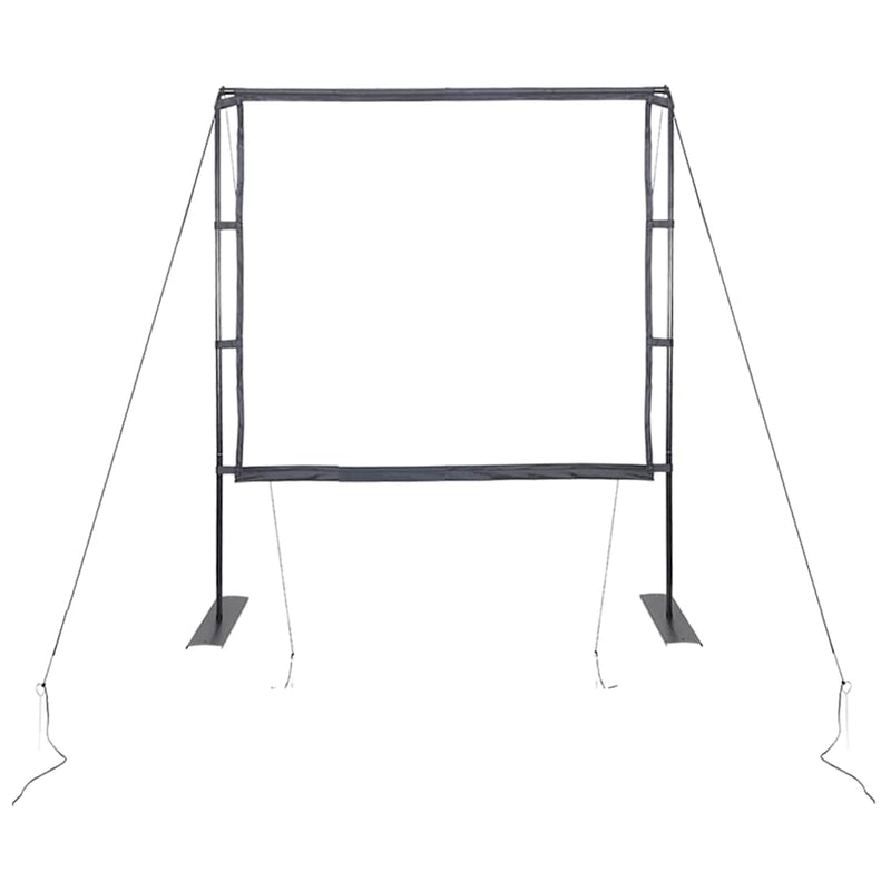 vidaXL Projection Screen with Stands 89 Inch 1:1
