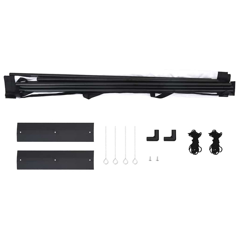 vidaXL Projection Screen with Stands 89 Inch 1:1