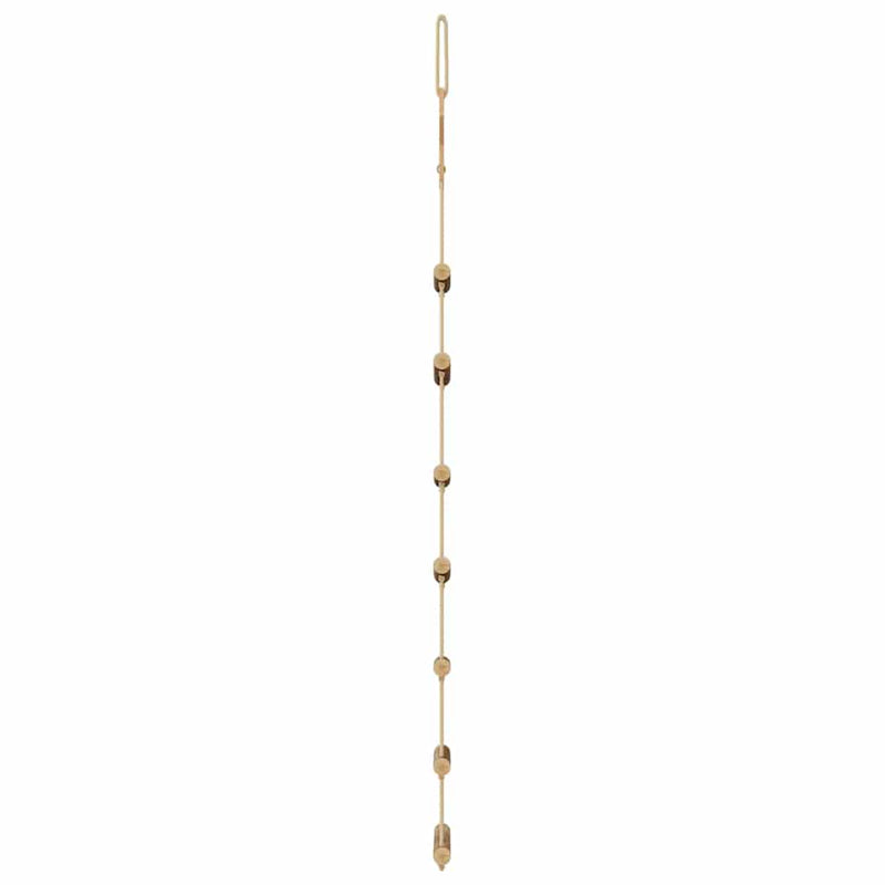 vidaXL Hanging Christmas Trees with Top Stars 2 pcs 42x90 cm Natural Branch