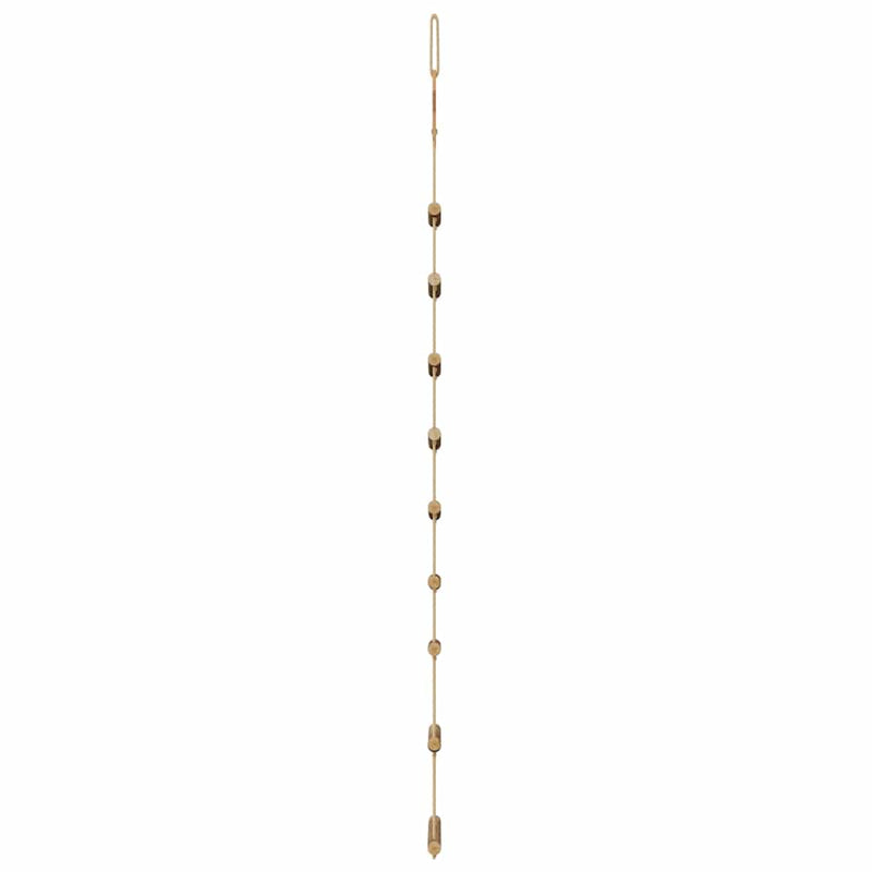 vidaXL Hanging Christmas Trees with Top Stars 2 pcs 55x120 cm Natural Branch