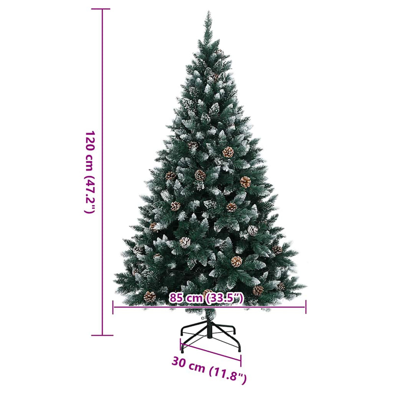 Artificial Christmas Tree 150 LEDs 120 cm