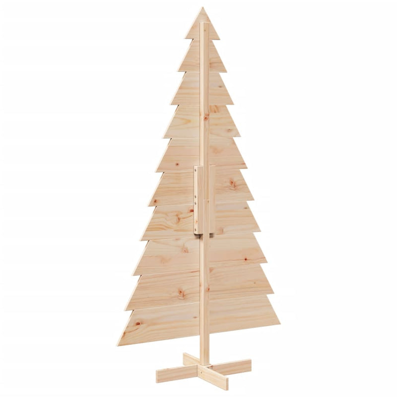 vidaXL Wooden Christmas Tree for Decoration 180 cm Solid Wood Pine