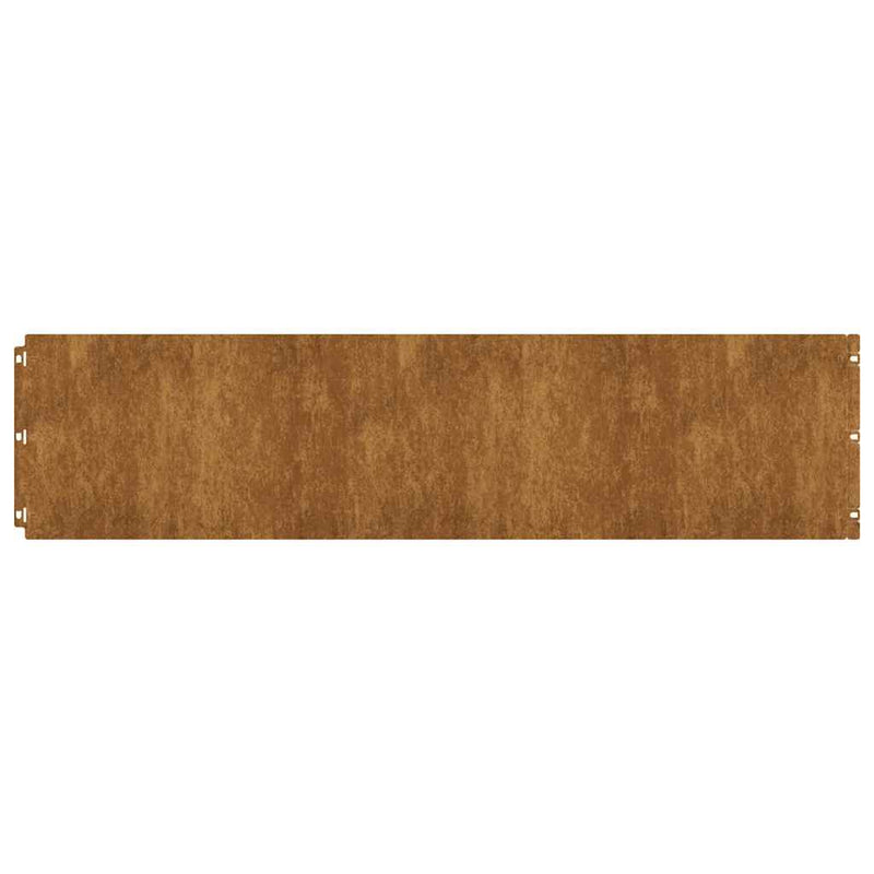 vidaXL Lawn Edgings 20 pcs 25x103 cm Flexible Weathering Steel