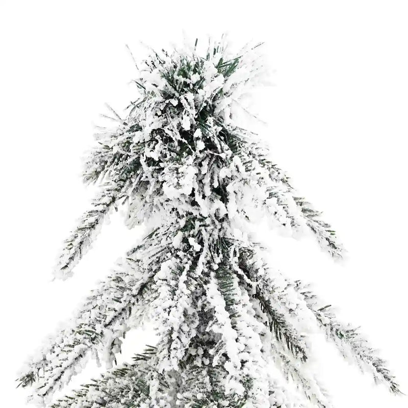 Artificial Christmas Tree White 180 cm Polyethylene and Metal