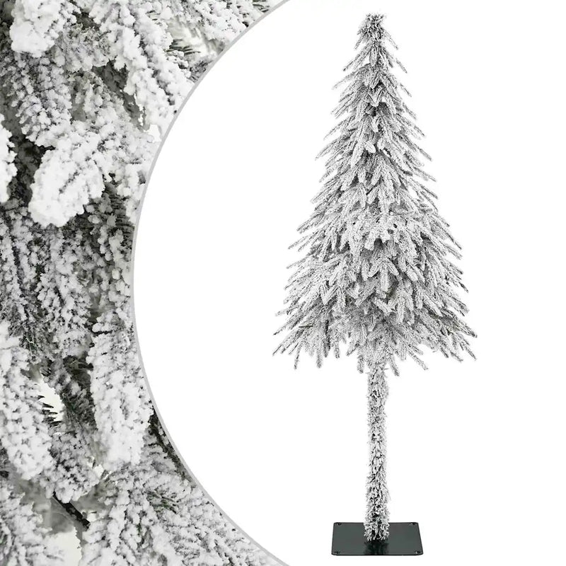 Artificial Christmas Tree White 180 cm Polyethylene and Metal
