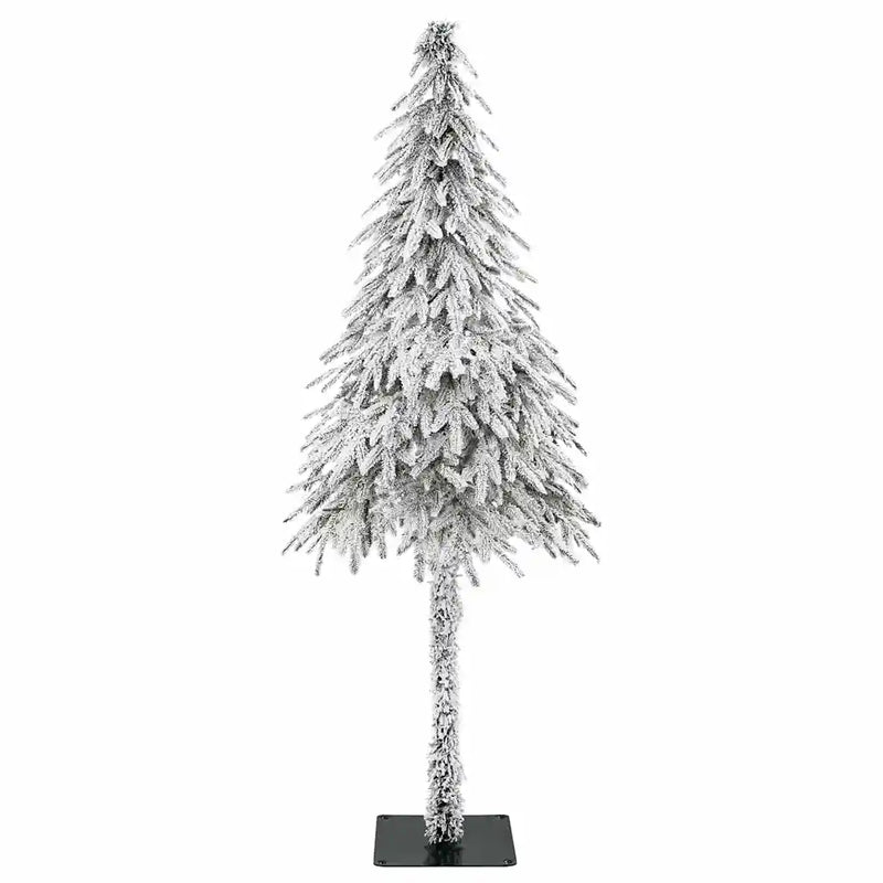 Artificial Christmas Tree White 180 cm Polyethylene and Metal