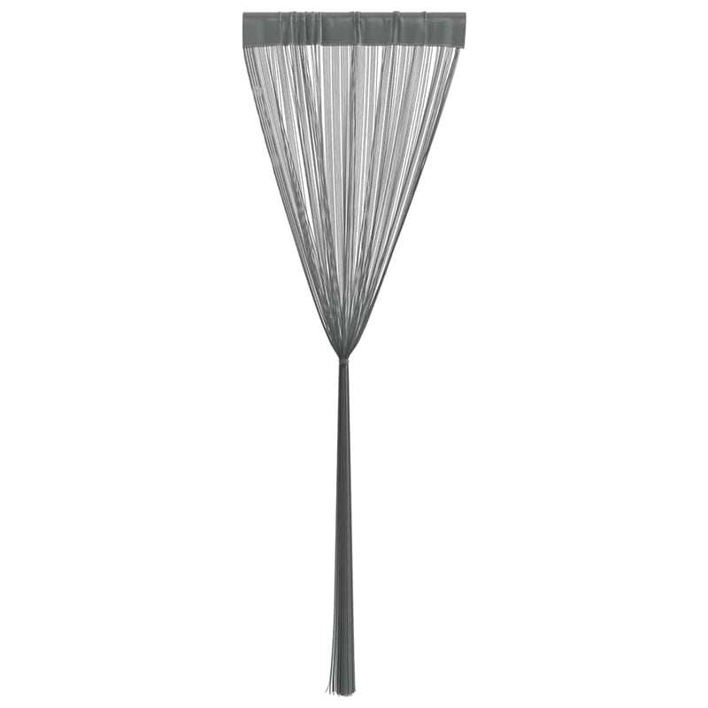vidaXL String Curtains 2 pcs Anthracite 140x250 cm