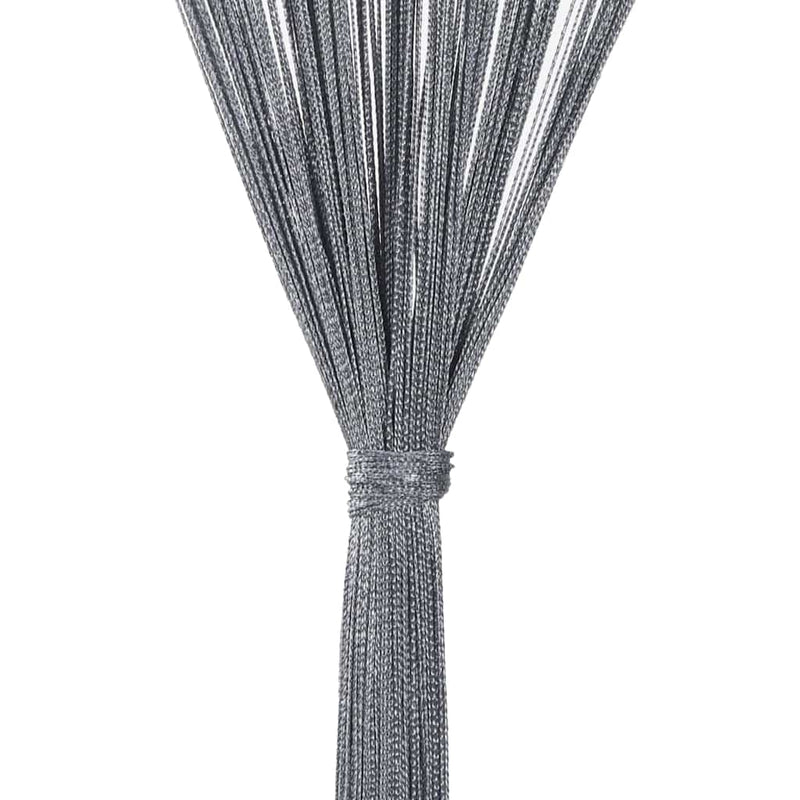 vidaXL String Curtains 2 pcs Anthracite 140x250 cm