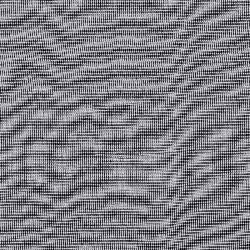 vidaXL Voile Curtains with Rod Pockets 2 pcs Black