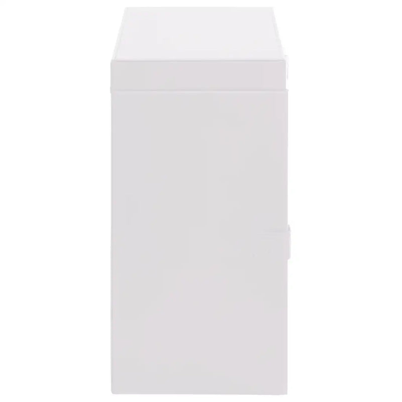 Jewellery Box 6-Layer with Mirror Lockable White