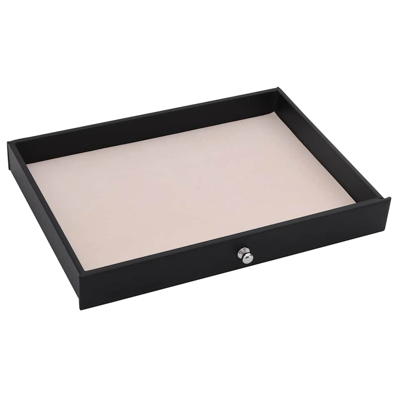 Jewellery Box 10-Layer with Watch Holders Black 29x20.5x40.5 cm