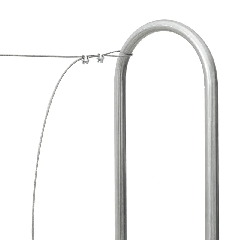 Firewood Rack 250x25x150 cm Galvanised steel