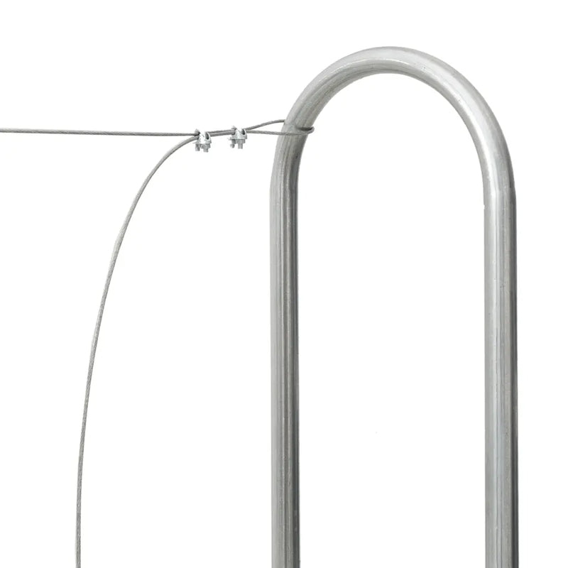 Firewood Rack 300x25x150 cm Galvanised steel