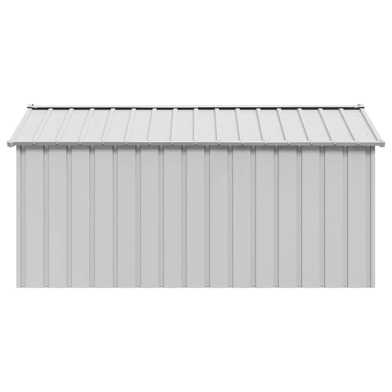 vidaXL Dog House with Roof 114x202x101 cm Galvanised Steel