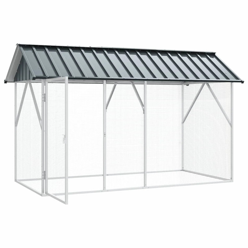 Bird Cage Anthracite 227 x 112 x 141 cm Galvanised Steel