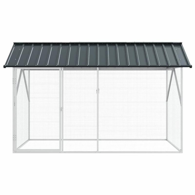 Bird Cage Anthracite 227 x 112 x 141 cm Galvanised Steel