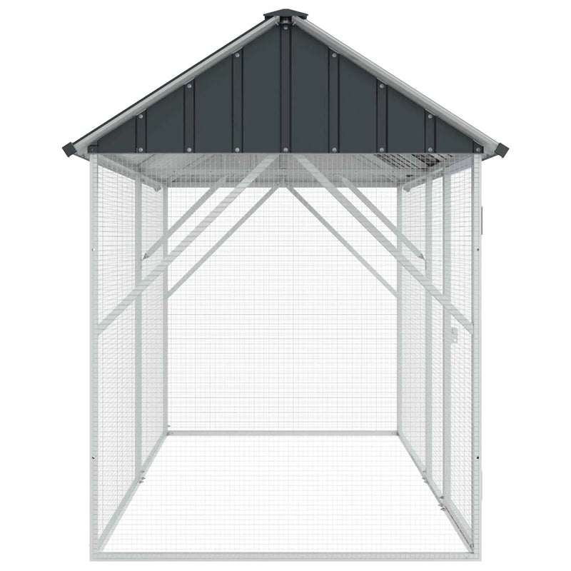 Bird Cage Anthracite 227 x 112 x 141 cm Galvanised Steel