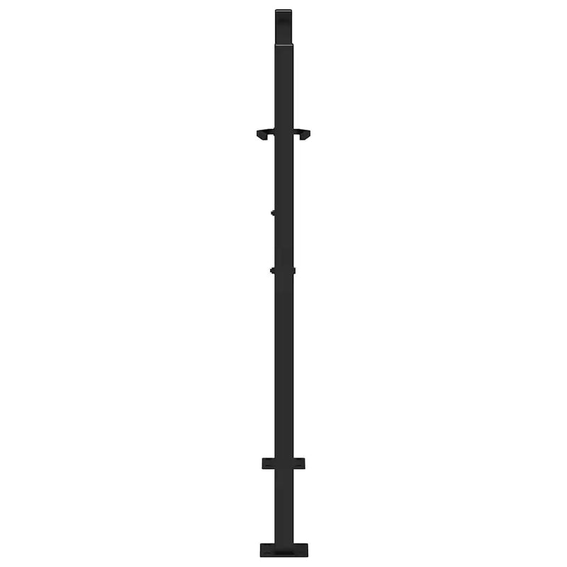 Garden Gate Black 100x100 cm Steel Light Design