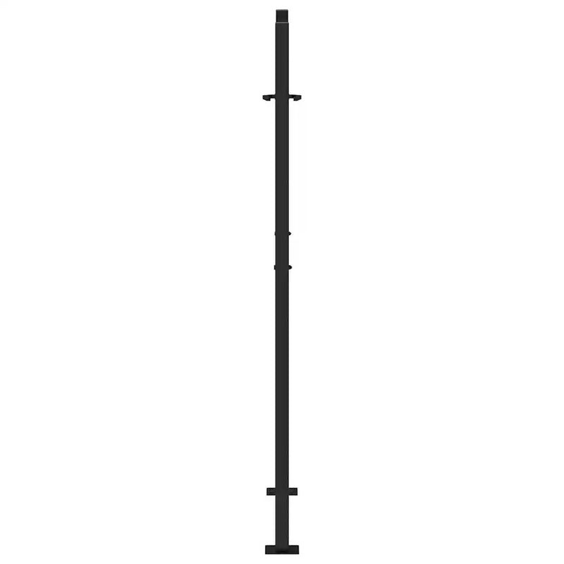 Garden Gate Black 100x150 cm Steel Light Design