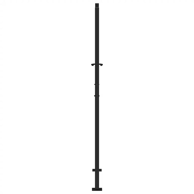 Garden Gate Black 100x175 cm Steel Light Design