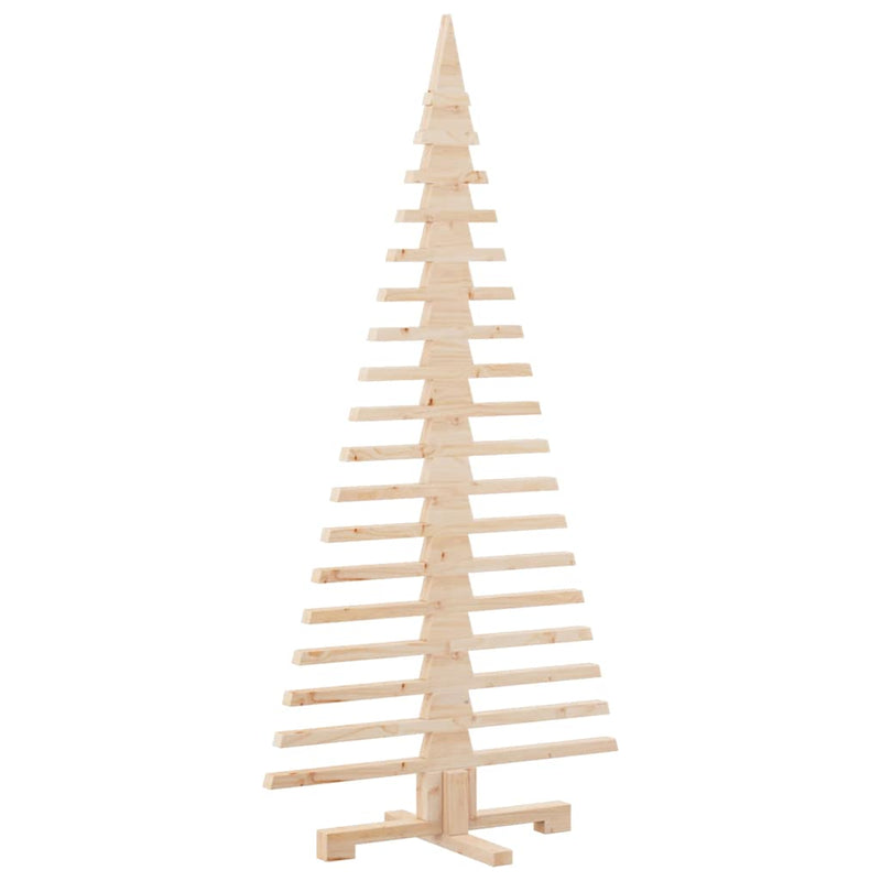 vidaXL Wooden Christmas Tree for Decoration 150 cm Solid Wood Pine