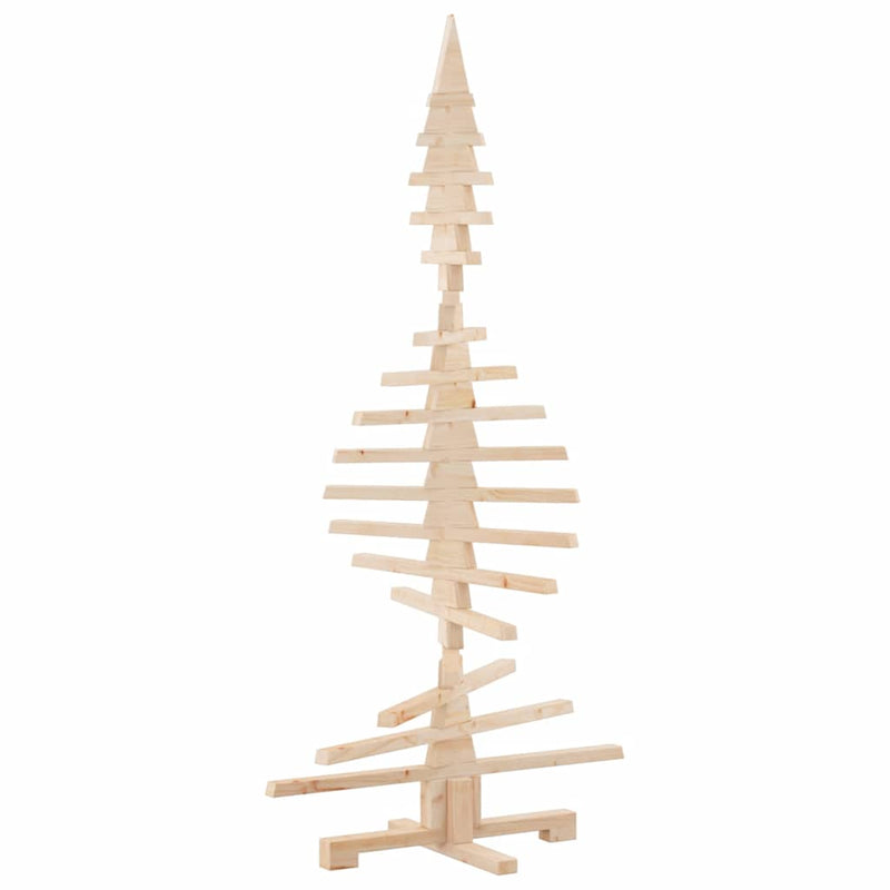 vidaXL Wooden Christmas Tree for Decoration 150 cm Solid Wood Pine