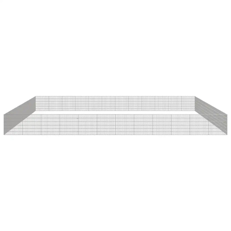 Free Range Animal Enclosure 48-Panel 54x60 cm Galvanised Iron