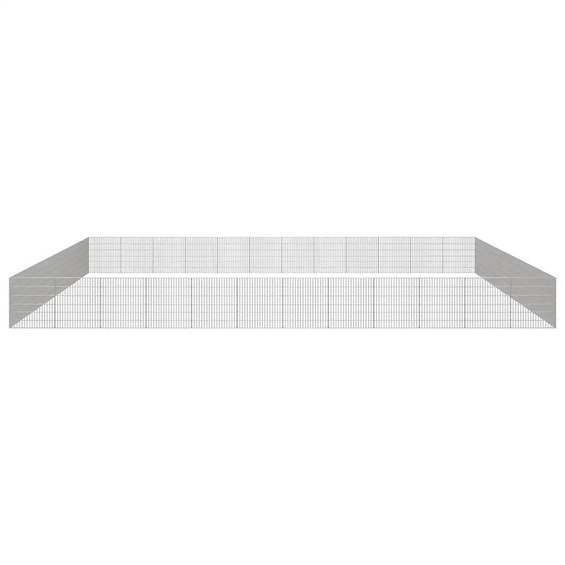 Free Range Animal Enclosure 48-Panel 54x60 cm Galvanised Iron