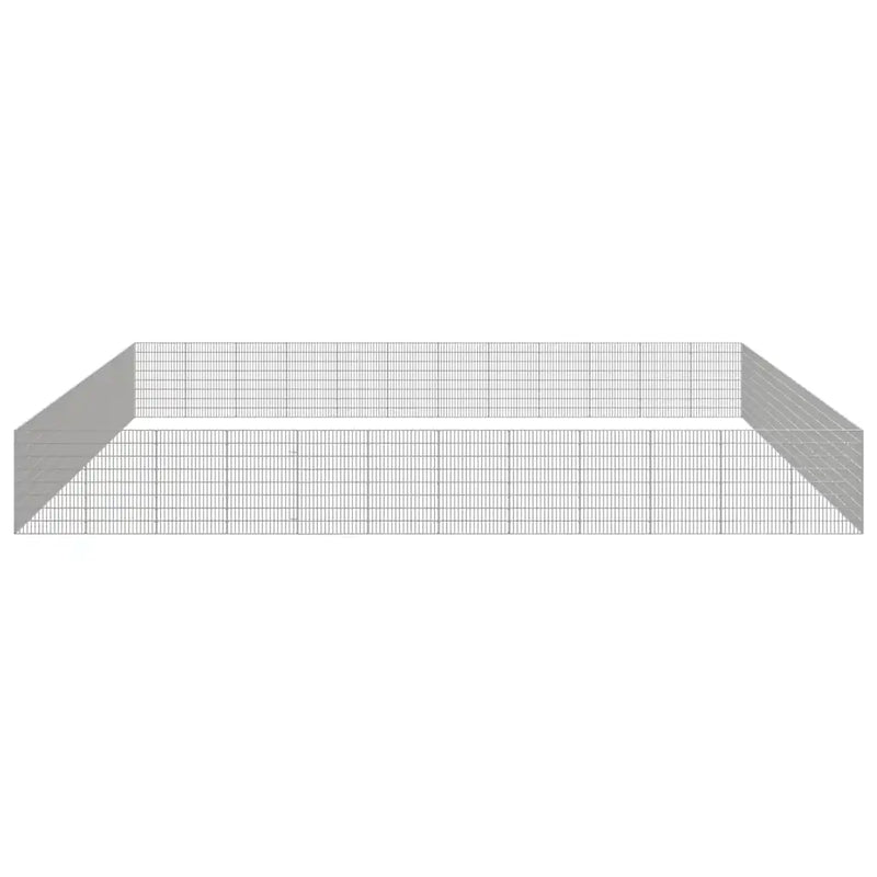 Free Range Animal Enclosure 48-Panel 54x80 cm Galvanised Iron