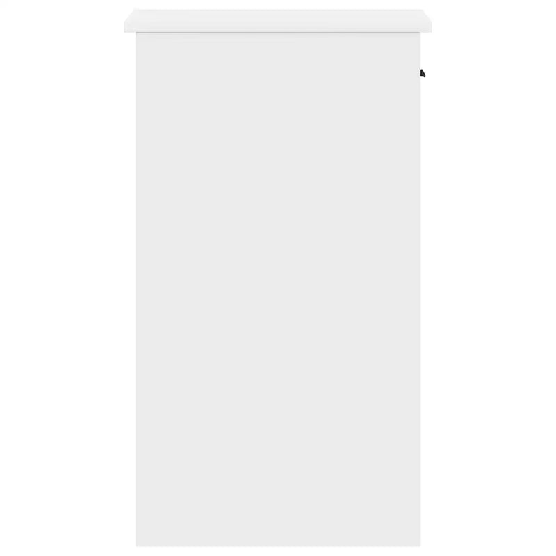 Computer Tower Stand with Drawer White 35x45x77 cm