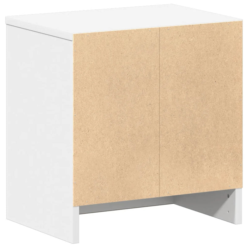 Bedside Cabinet with Drawer White 39x28x41 cm