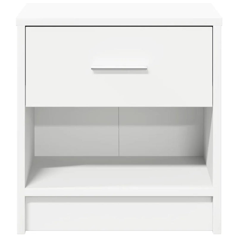 Bedside Cabinets 2 pcs with Drawer White 39x28x41 cm